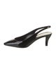 Saint Laurent Patent Leather Slingback Pumps