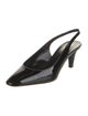 Saint Laurent Patent Leather Slingback Pumps
