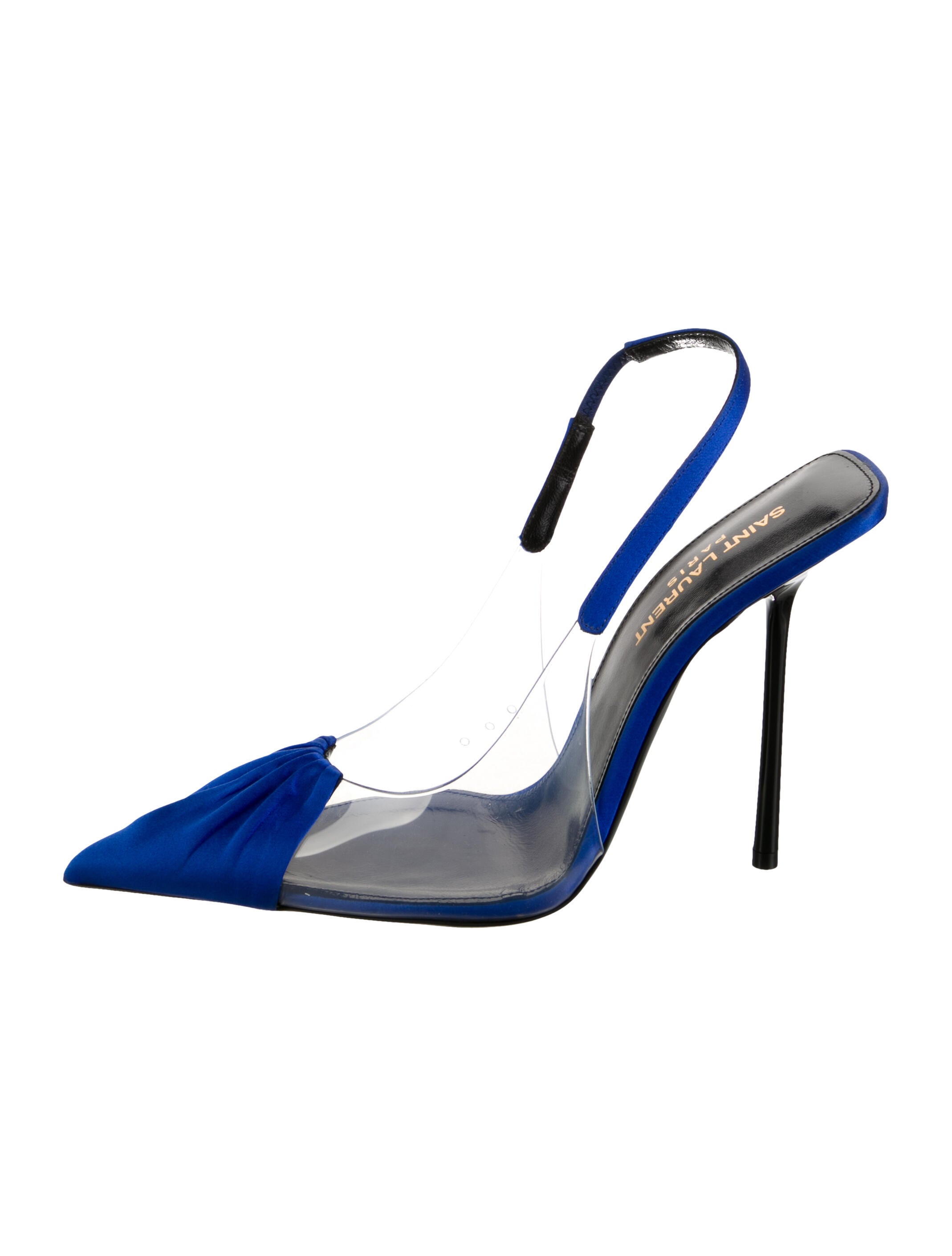 Saint Laurent Satin Slingback Pumps