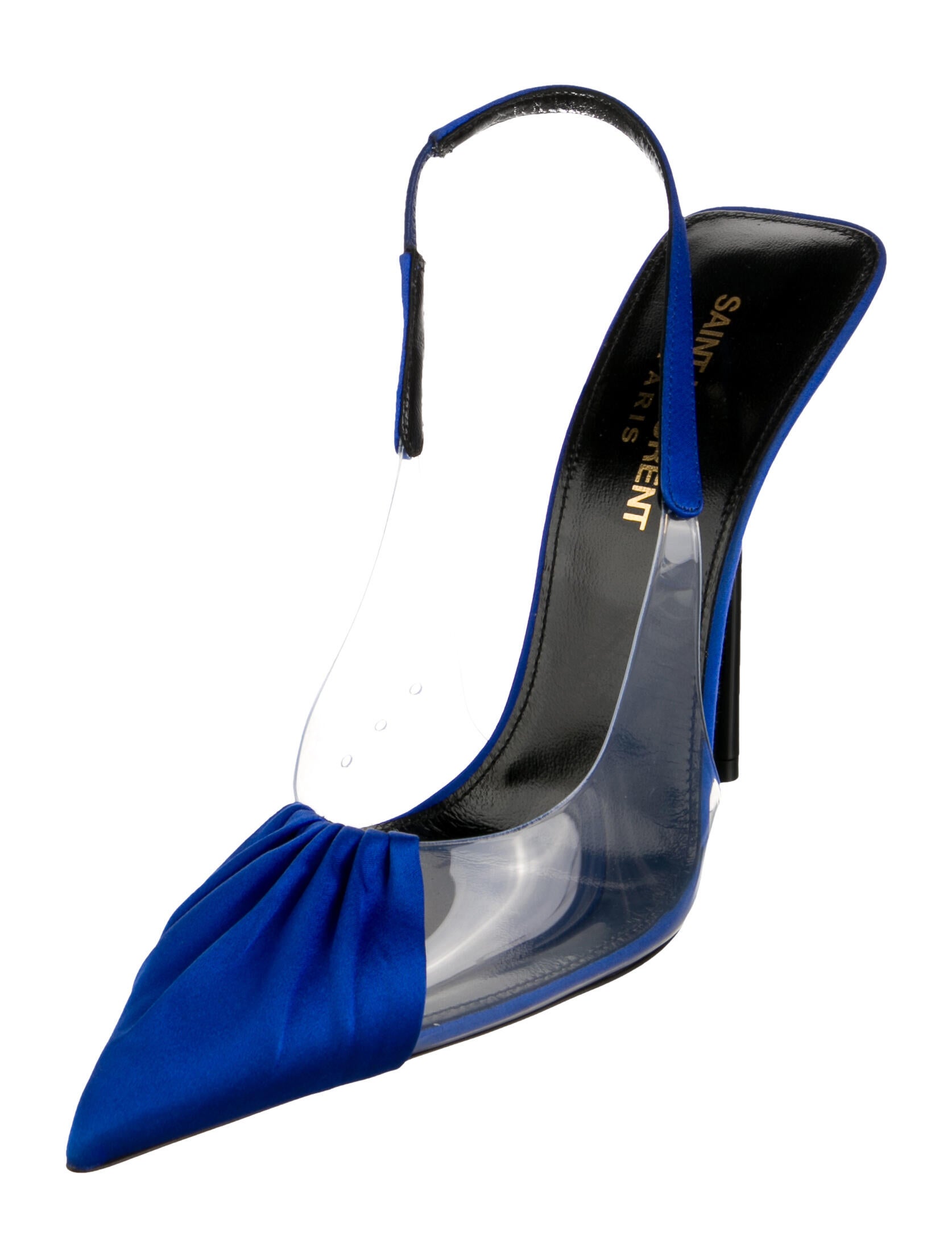 Saint Laurent Satin Slingback Pumps