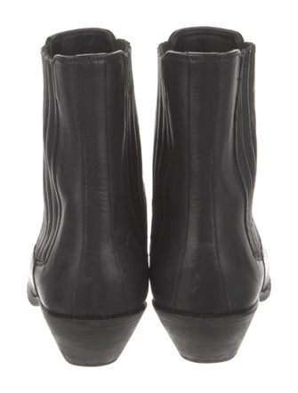 Saint Laurent Leather Chelsea Boots