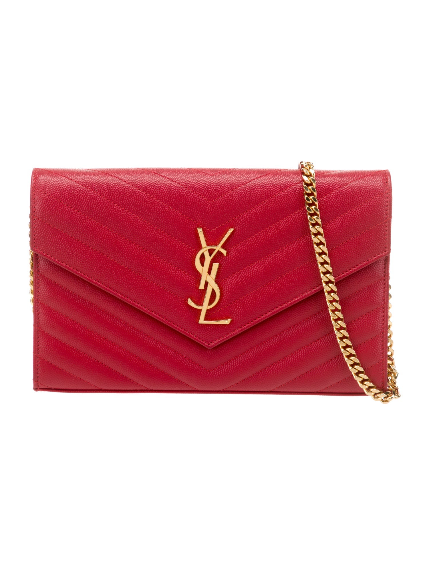 Saint Laurent Leather Cassandre