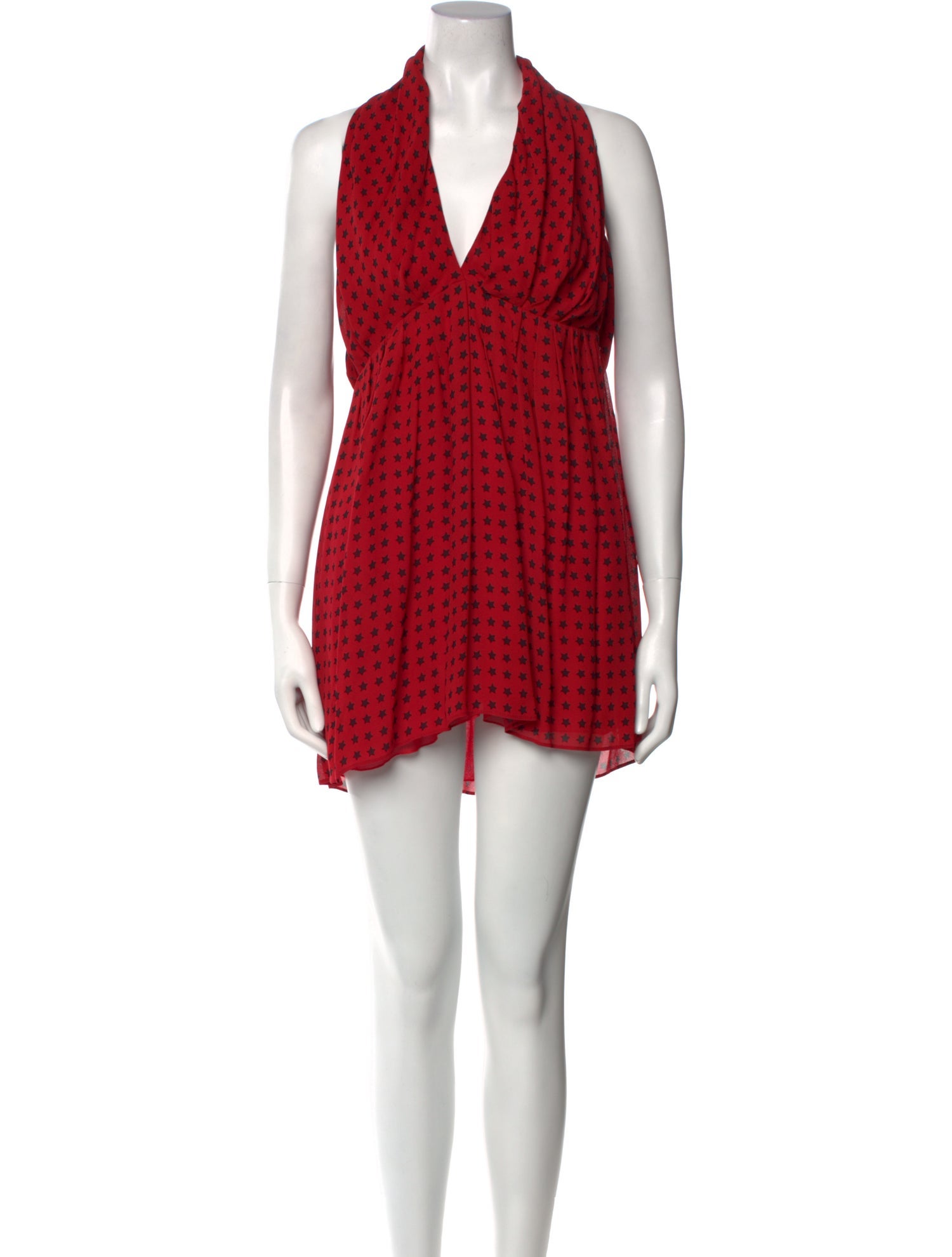 Saint Laurent Printed Mini Dress w/ Tags