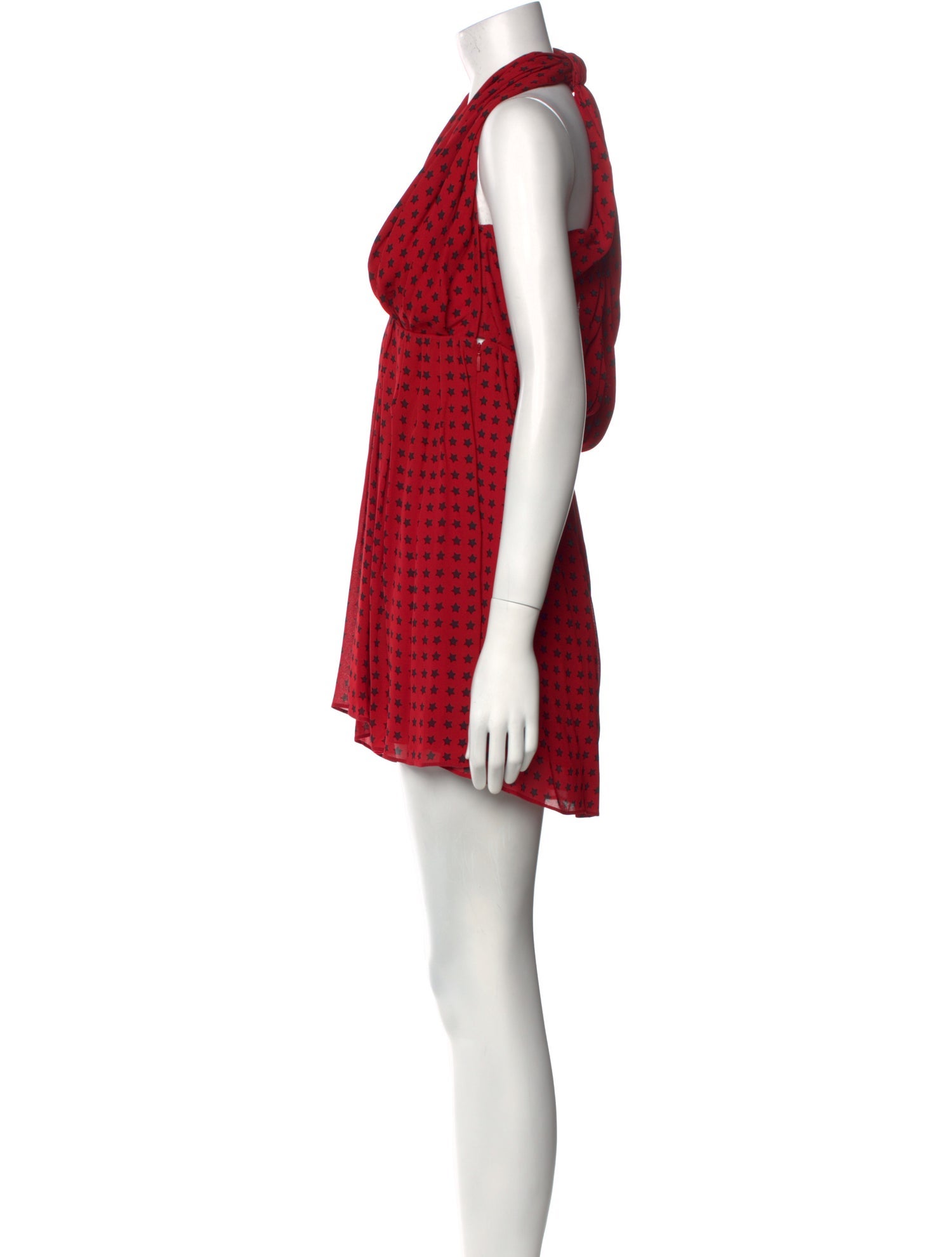 Saint Laurent Printed Mini Dress w/ Tags