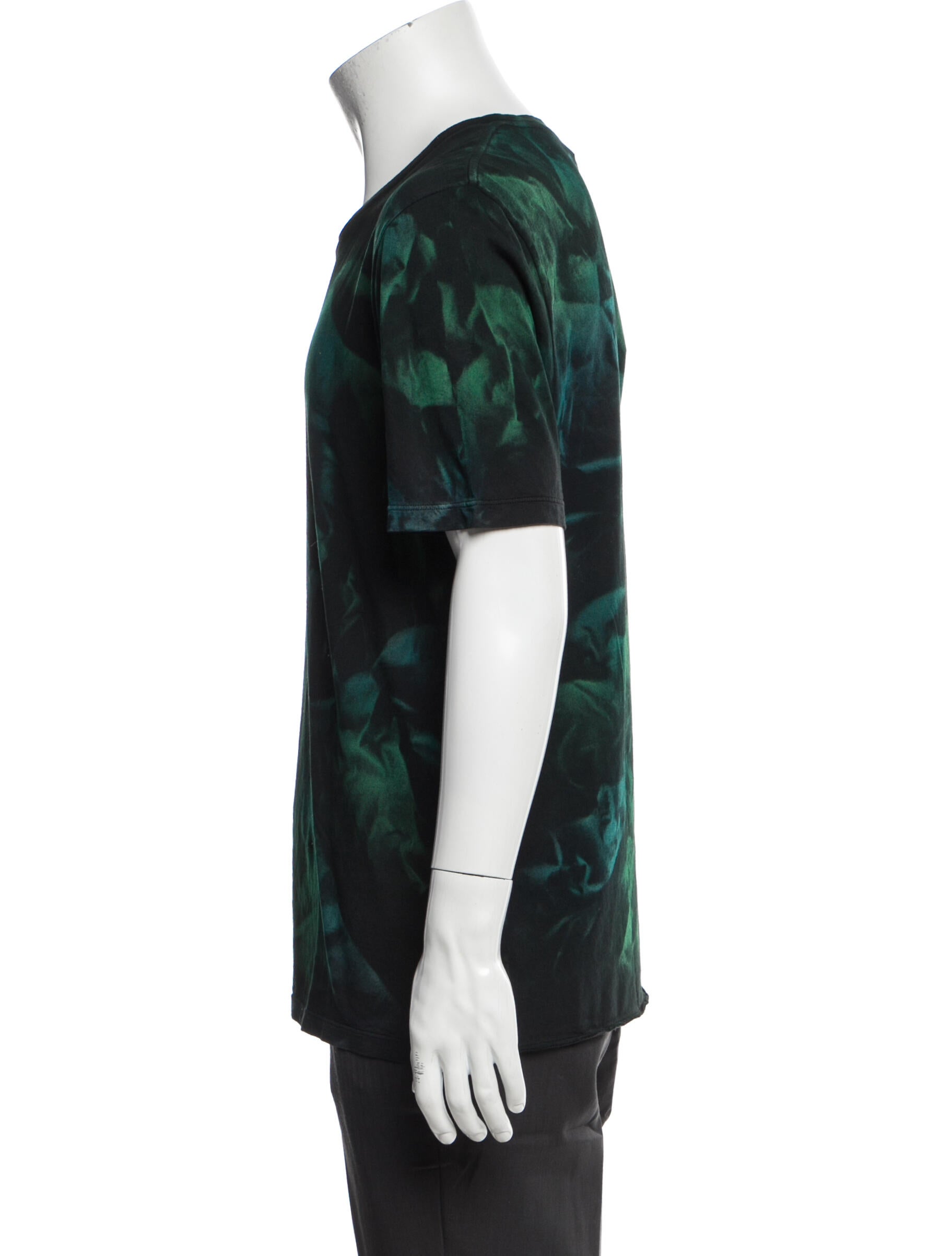 saint laurent tie dye t shirt