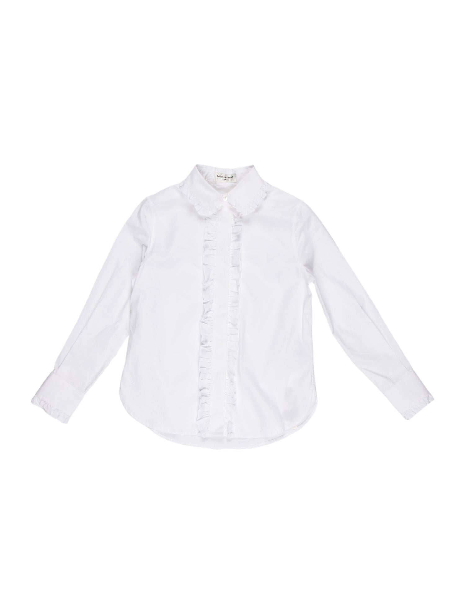 Saint Laurent 2022 Long Sleeve Button-Up Top