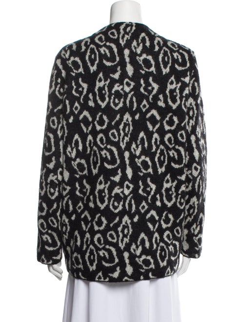 Saint Laurent Mohair Printed Sweater