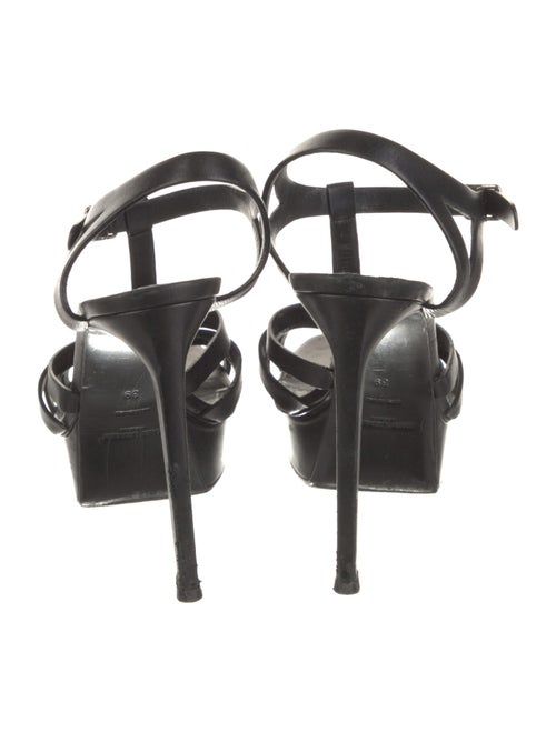 Saint Laurent Leather T-Strap Pumps