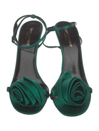 Saint Laurent Satin Sandals