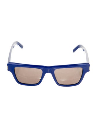 Saint Laurent Square Mirrored Sunglasses