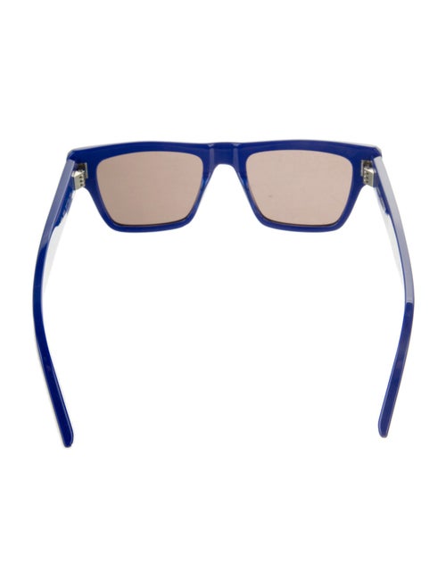 Saint Laurent Square Mirrored Sunglasses