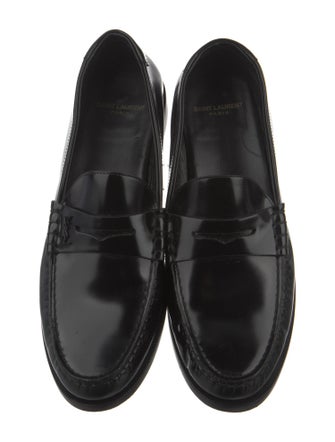 Saint Laurent Leather Dress Loafers