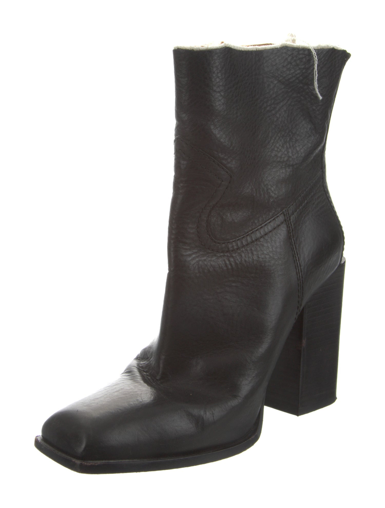 Saint Laurent Leather Boots