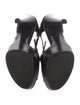 Saint Laurent Leather T-Strap Sandals