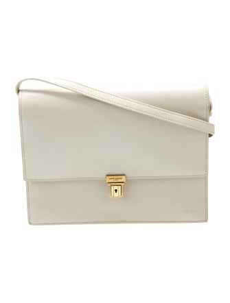 Saint Laurent Leather Tuc Mini