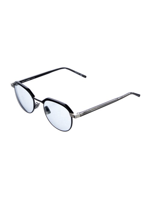 Saint Laurent Round Mirrored Sunglasses