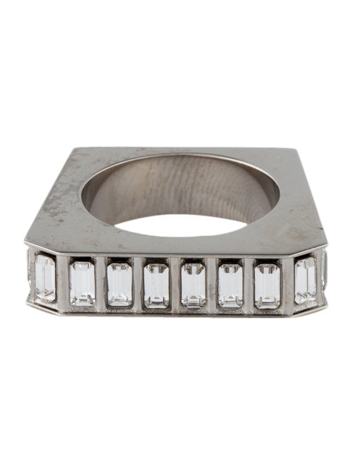 Saint Laurent Crystal Band Ring