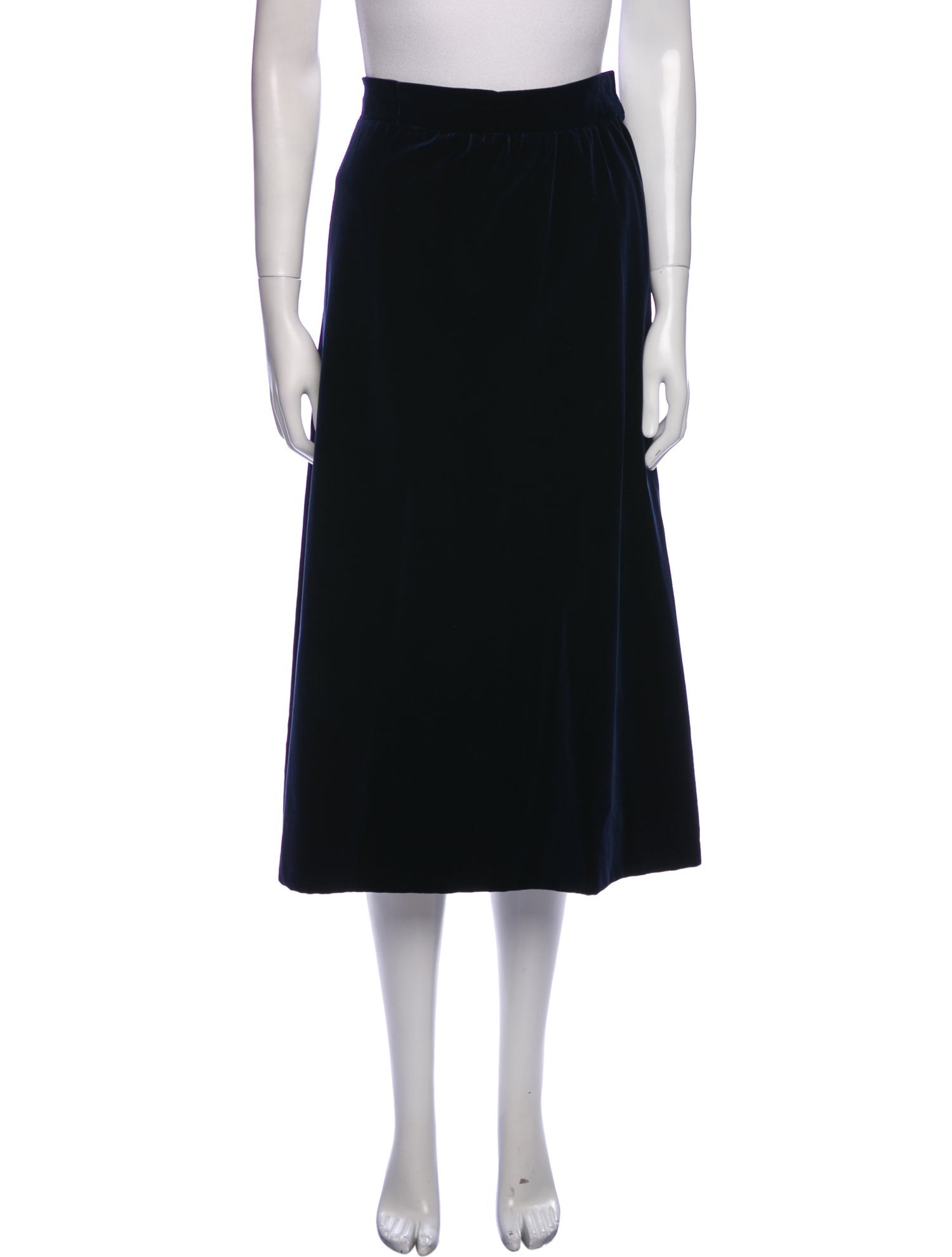 Yves Saint Laurent Rive Gauche Vintage Knee-Length Skirt