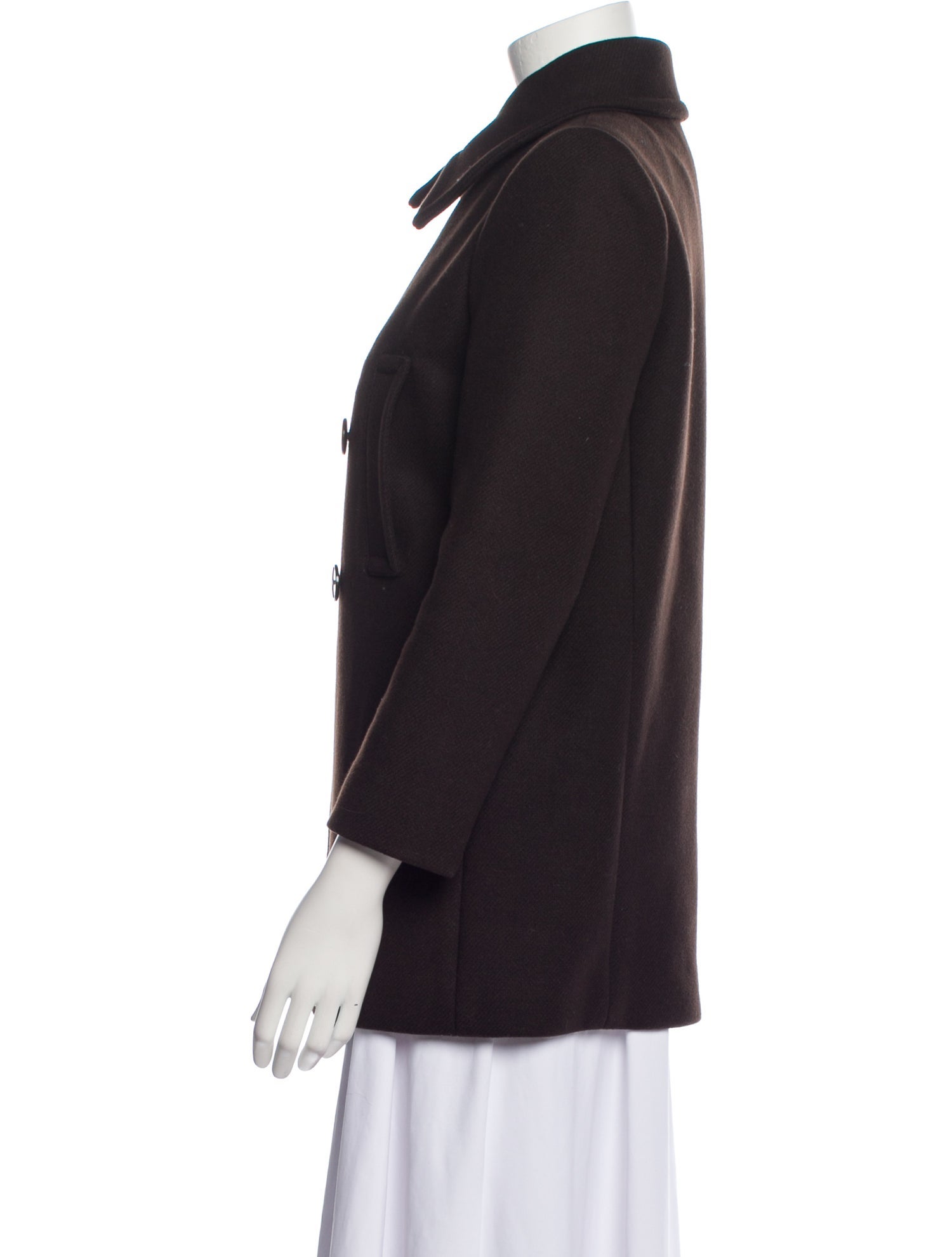 Saint Laurent Wool Peacoat