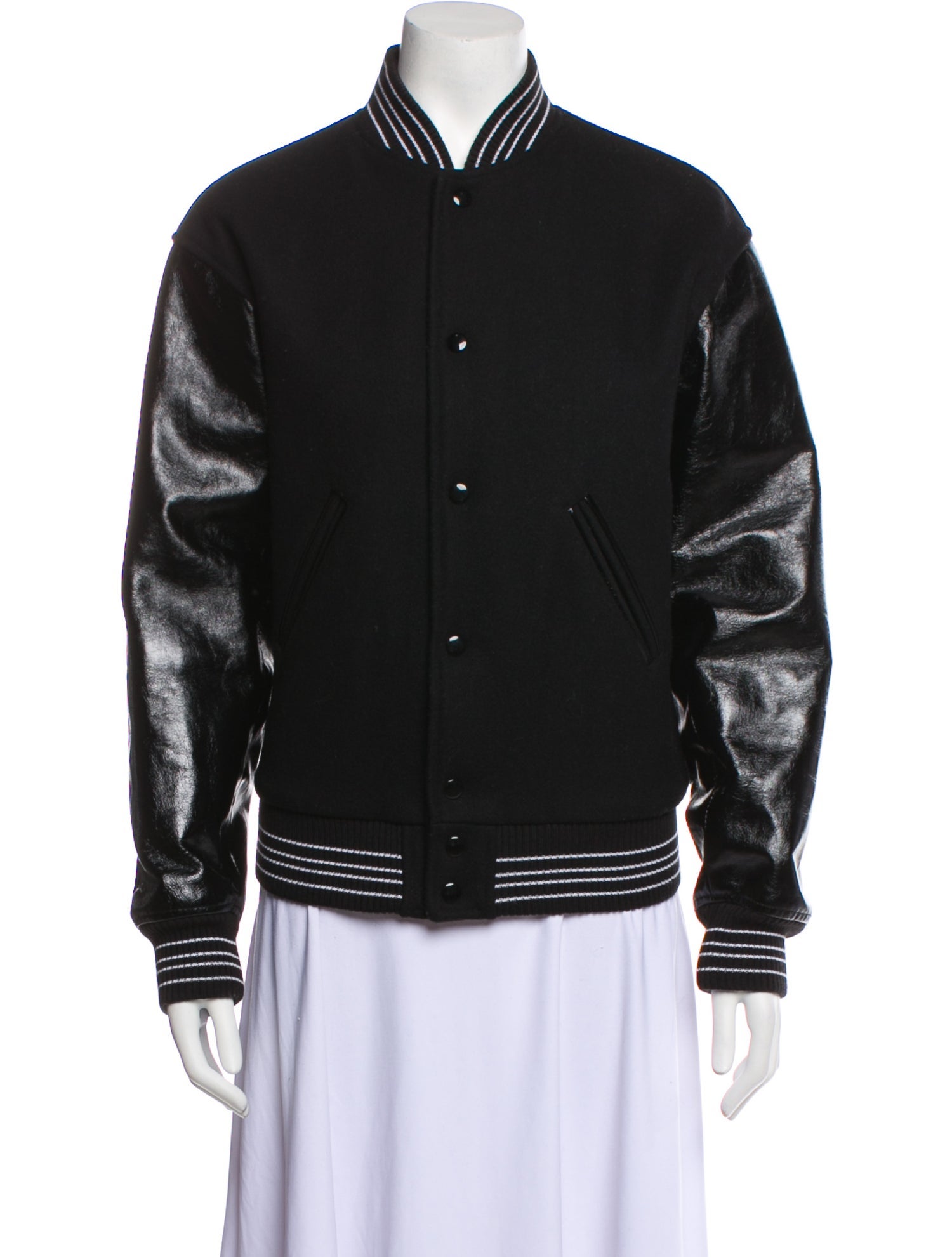 Saint Laurent 2017 Virgin Wool Bomber Jacket