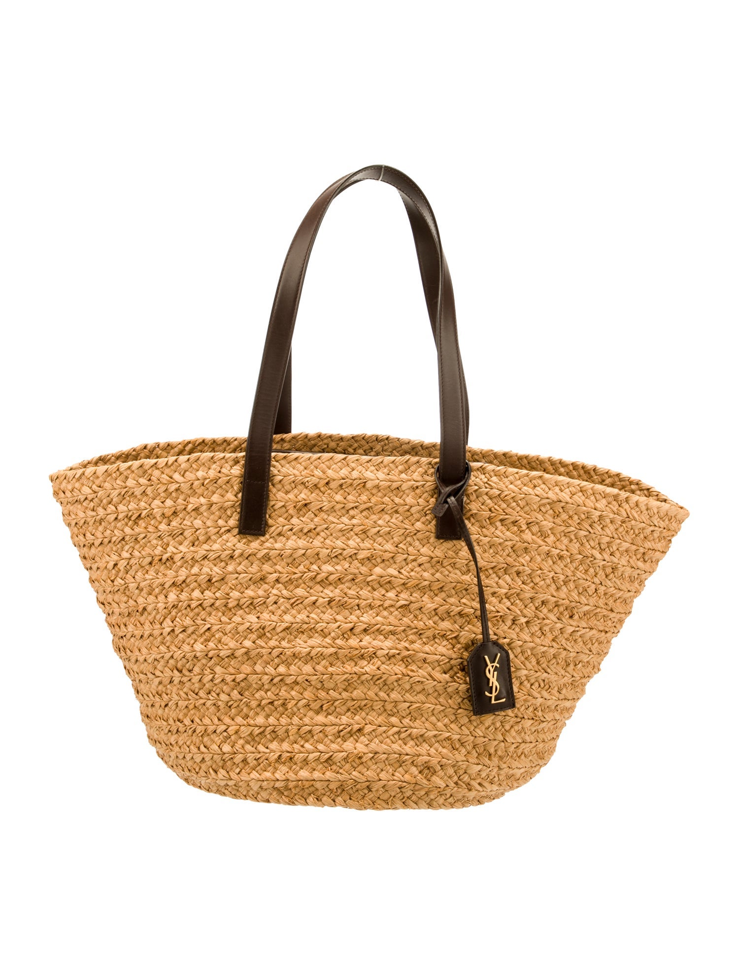 Saint Laurent Raffia Panier Medium