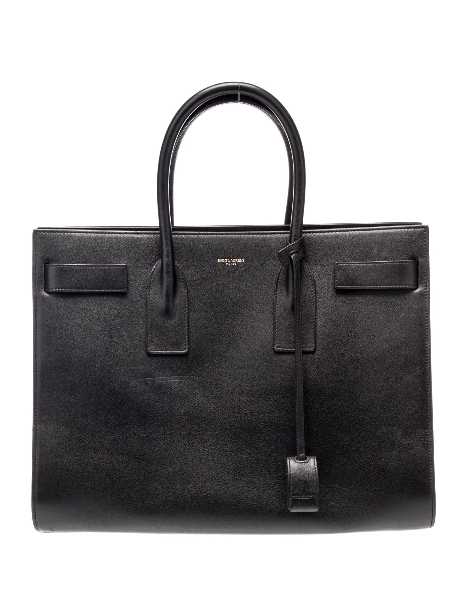 Saint Laurent Leather Sac De Jour Large