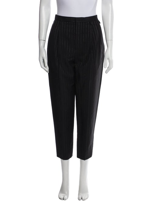 Saint Laurent Mohair Straight Leg Pants
