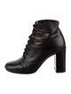 Saint Laurent Leather Lace-Up Boots