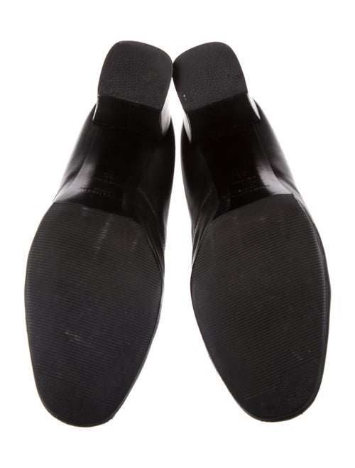 Saint Laurent Leather Lace-Up Boots