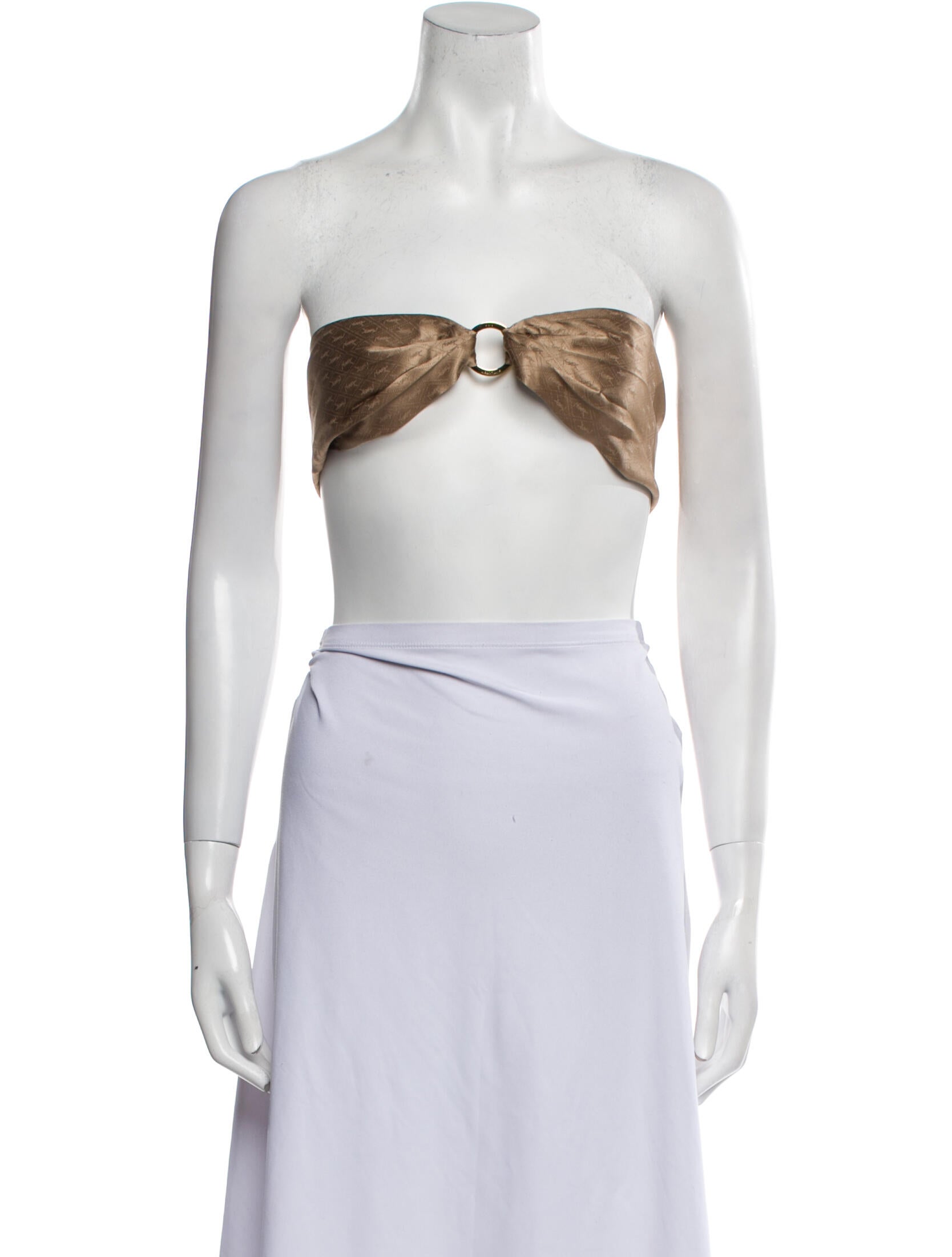 Saint Laurent 2023 Silk Crop Top w/ Tags