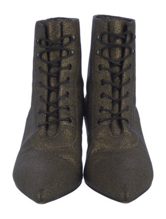 Saint Laurent Lace-Up Boots
