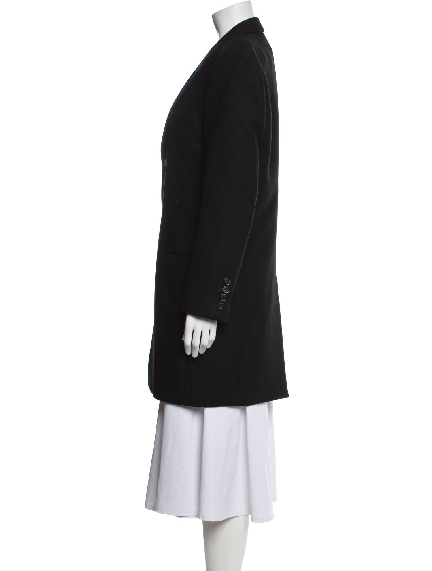 Saint Laurent Wool Peacoat