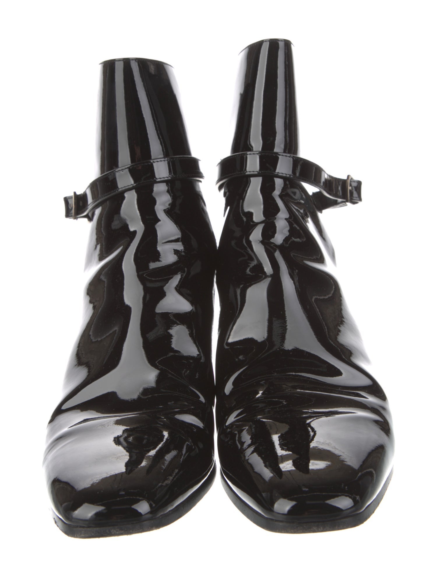 Saint Laurent Patent Leather Boots