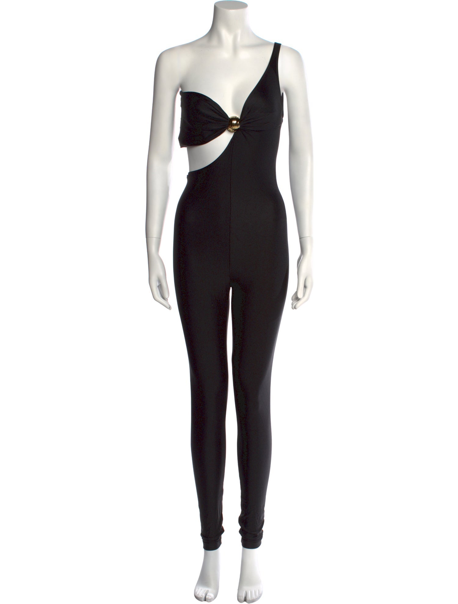 Saint Laurent One-Shoulder Jumpsuit w/ Tags