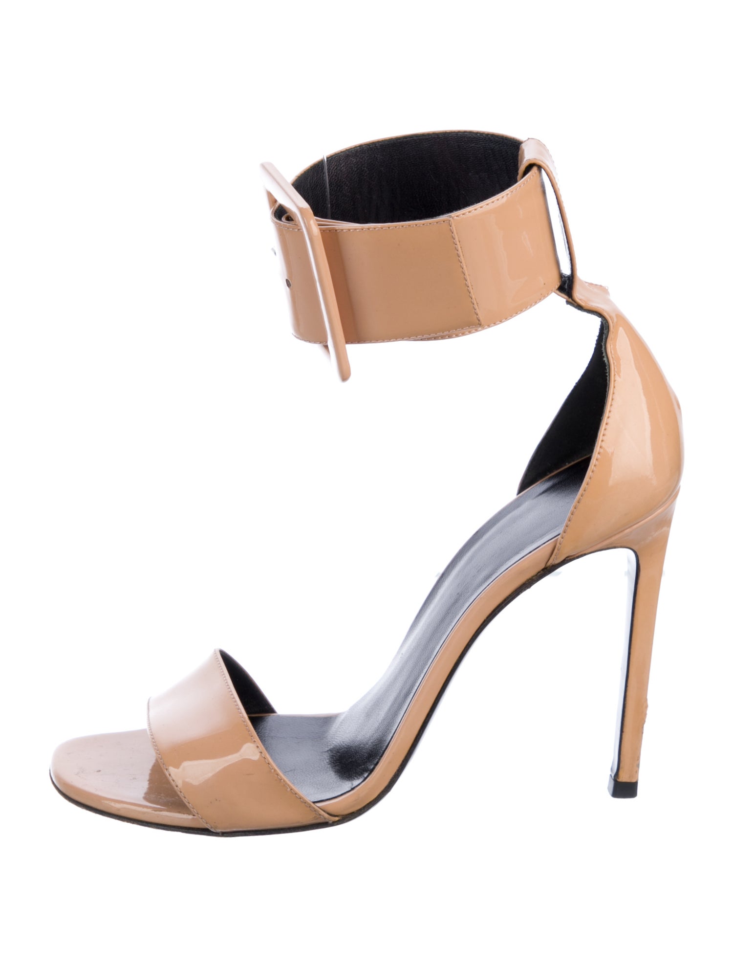 Saint Laurent Patent Leather Sandals