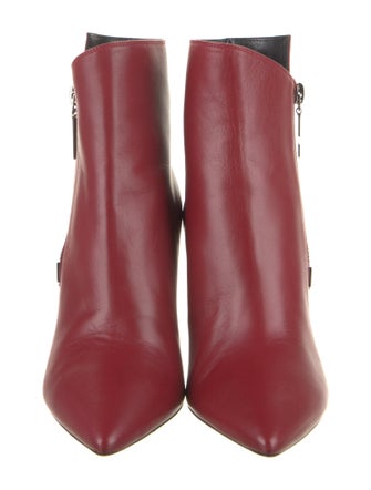 Saint Laurent Leather Moto Boots