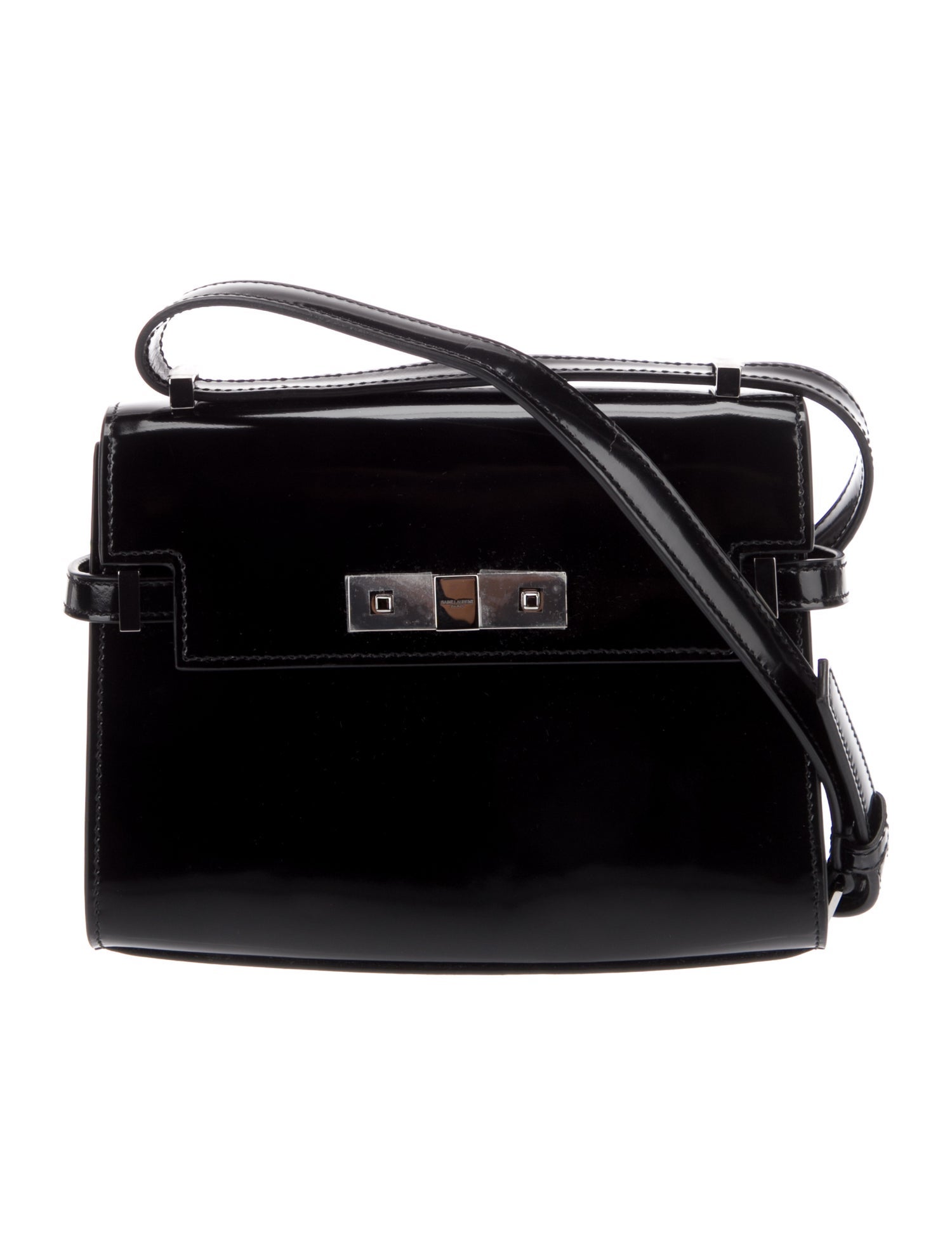 Saint Laurent Patent Leather Manhattan Mini