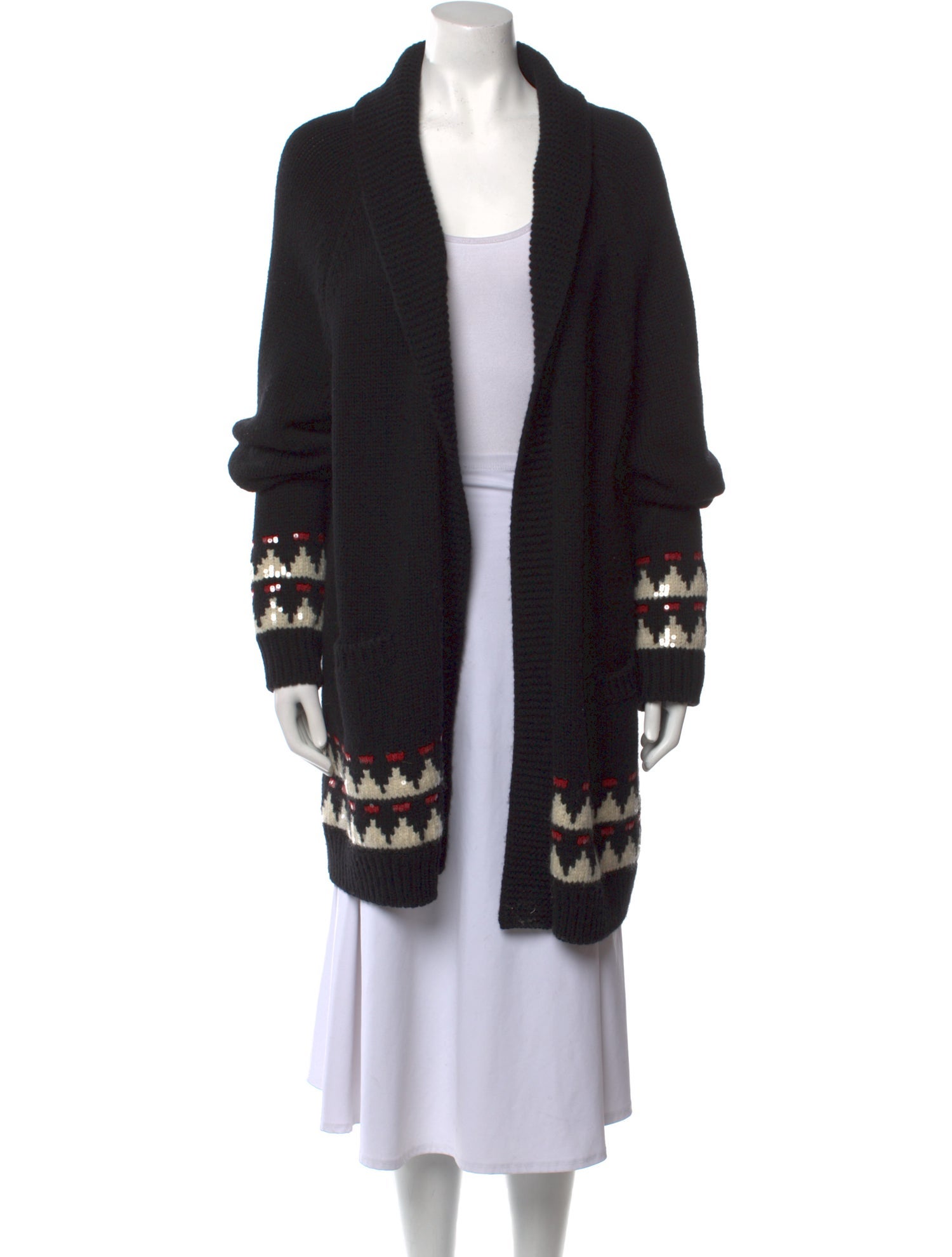 Saint Laurent Wool Printed Sweater