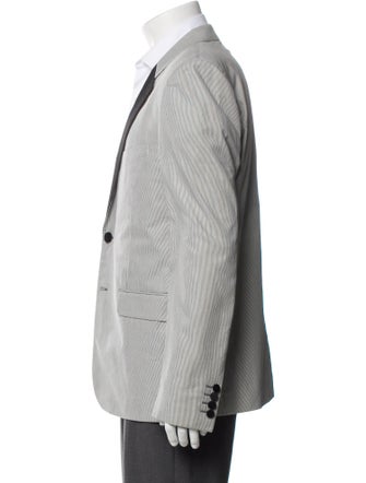 Saint Laurent 2015 Colorblock Pattern Blazer