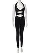 Saint Laurent Nylon Halterneck Jumpsuit