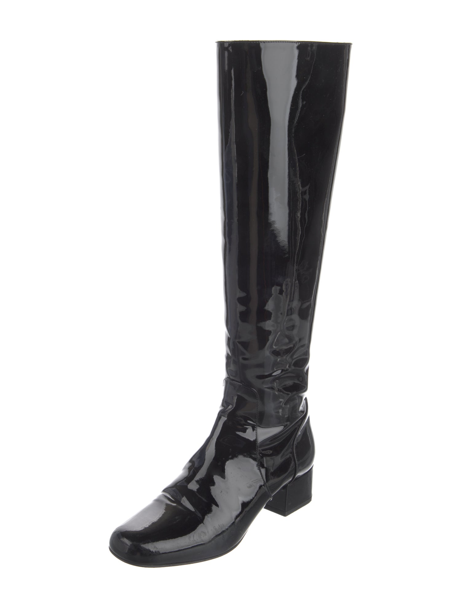 Saint Laurent Patent Leather Boots