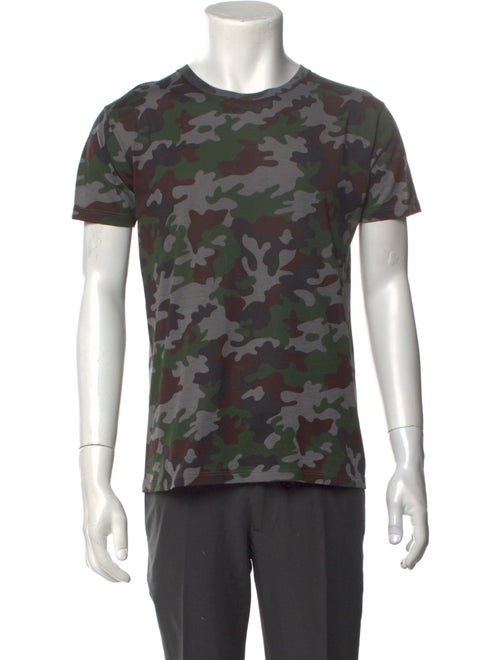 Saint Laurent 2016 Camouflage Print T-Shirt