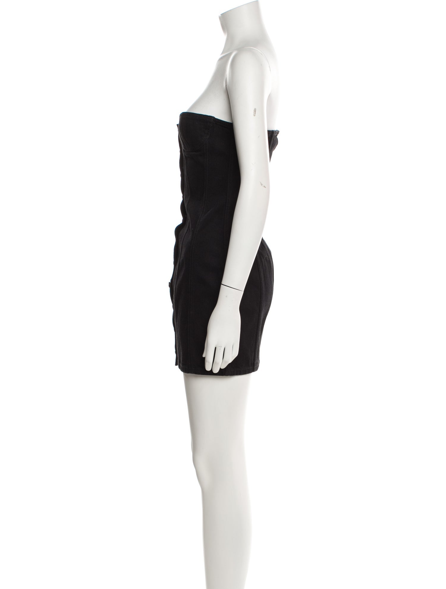 Saint Laurent Strapless Mini Dress w/ Tags