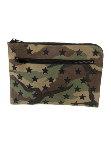 Saint Laurent Portfolios & Pouches Suede Portfolio