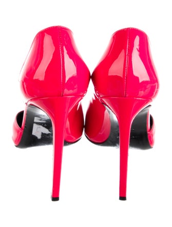 Saint Laurent Patent Leather D'Orsay Pumps