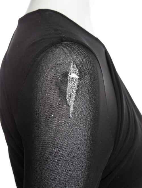 Saint Laurent V-Neck Long Dress