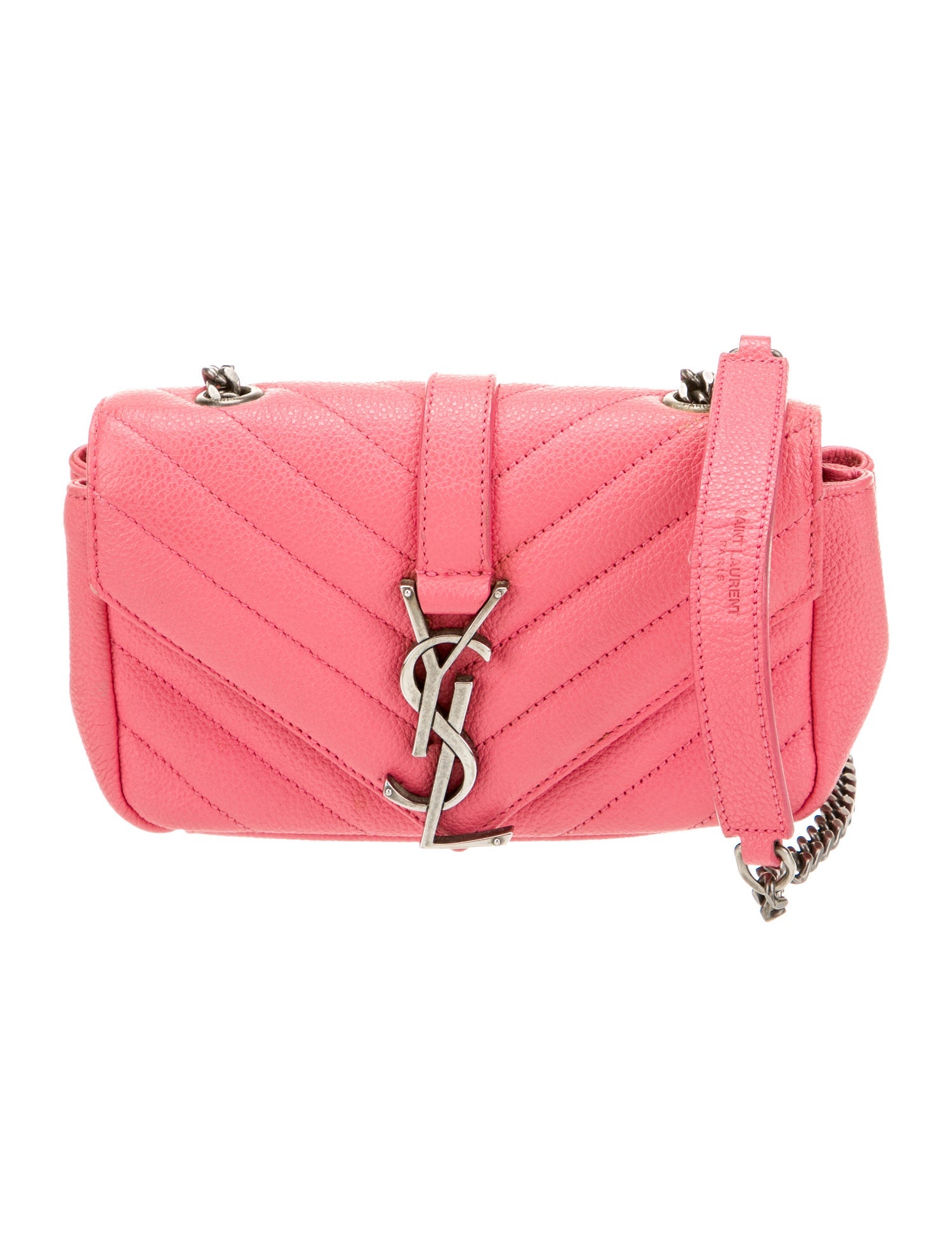 Saint Laurent Leather Classic Chain Baby