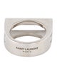 Saint Laurent Crystal Bar Band Ring