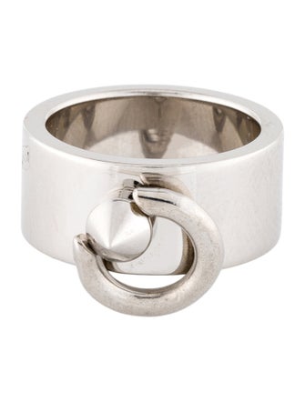 Saint Laurent Spike Band Ring