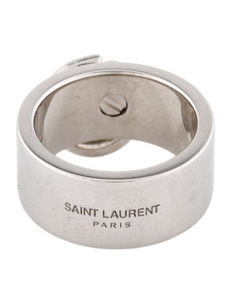 Saint Laurent Spike Band Ring